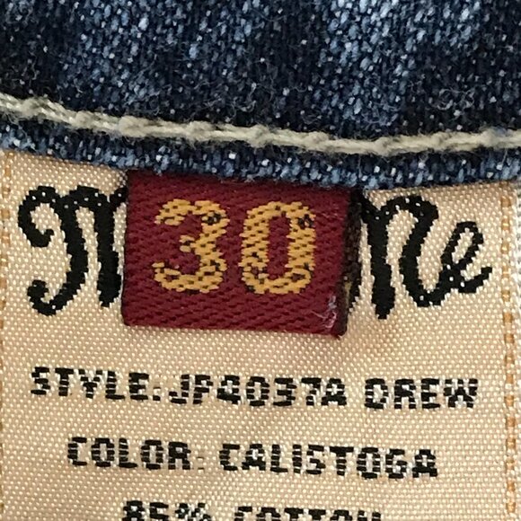 Miss Me Drew Flare Jeans Women 30 Blue Low Rise Distressed Stretch Medium Wash - Picture 4 of 12